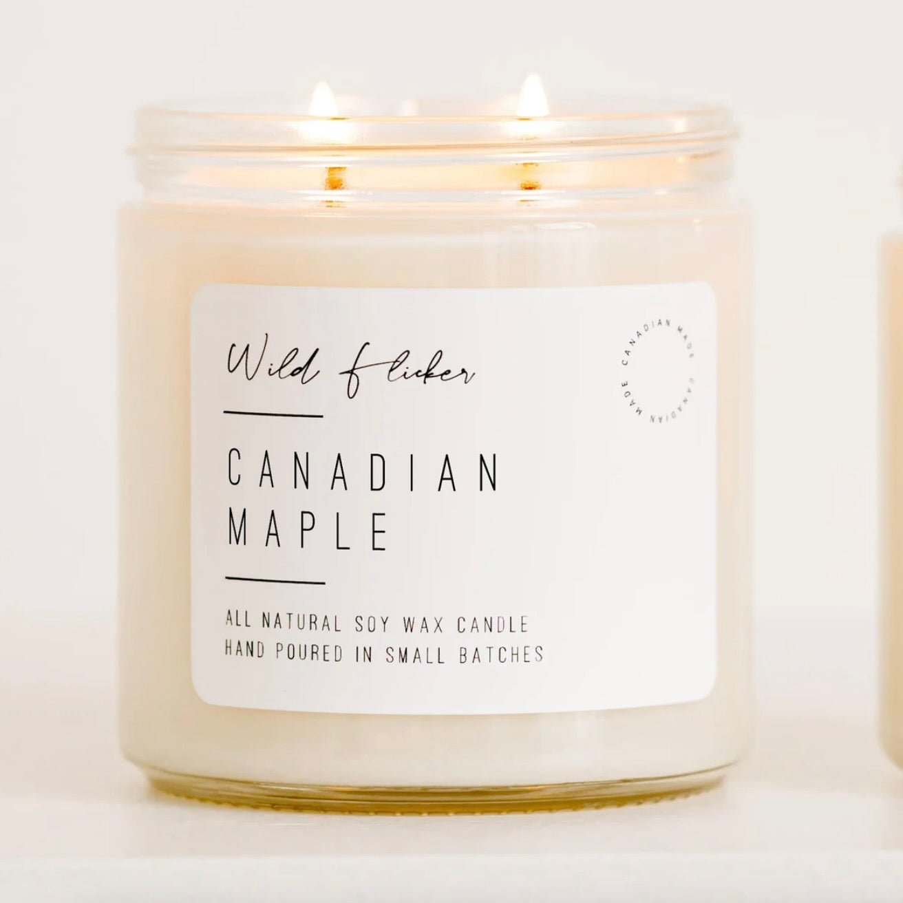Canadian Maple Soy Wax Candle