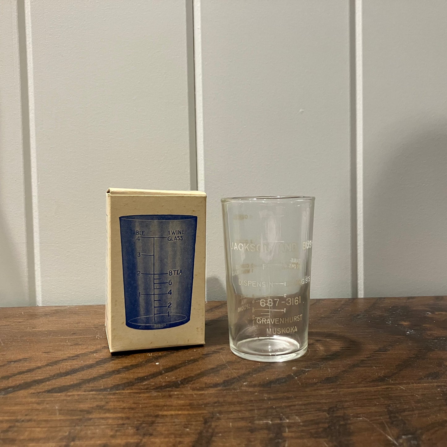Medicine Glass In Original Box