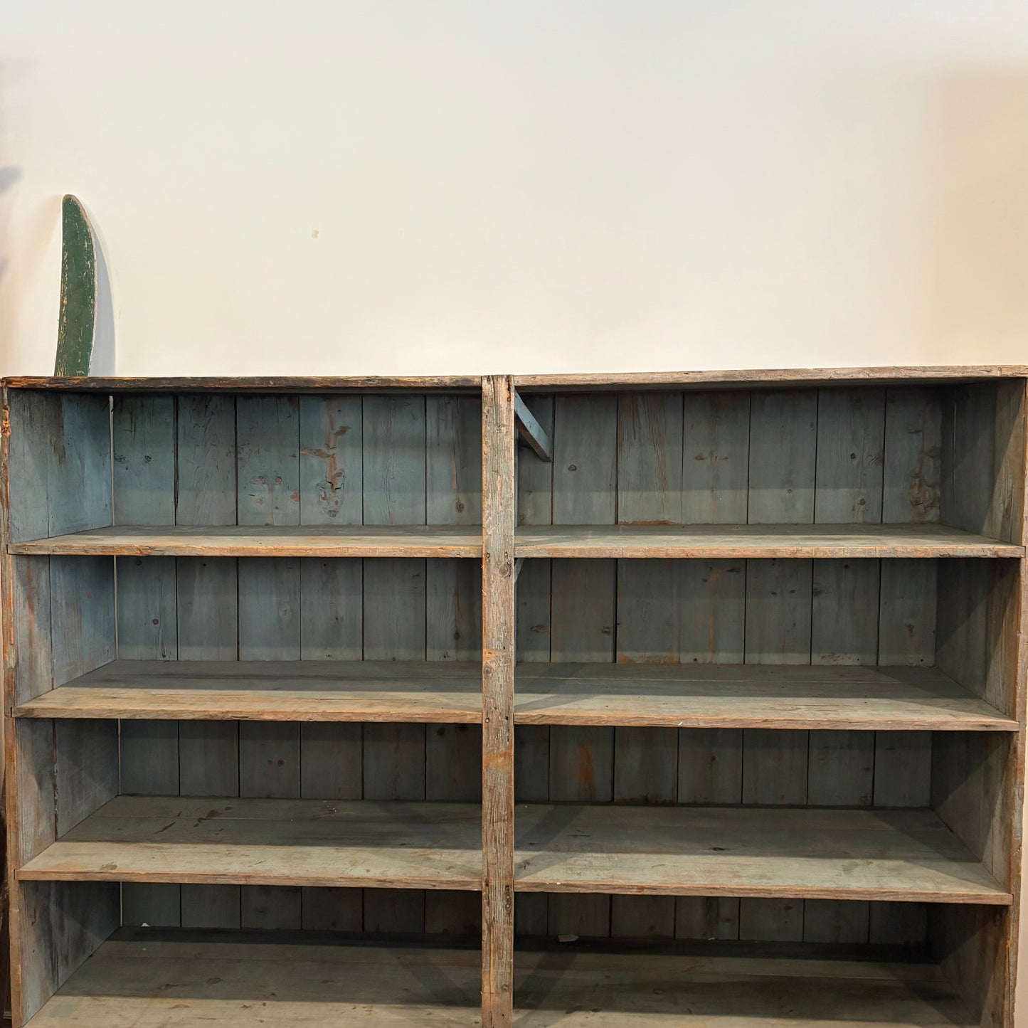 Green Rustic Shelving Unit