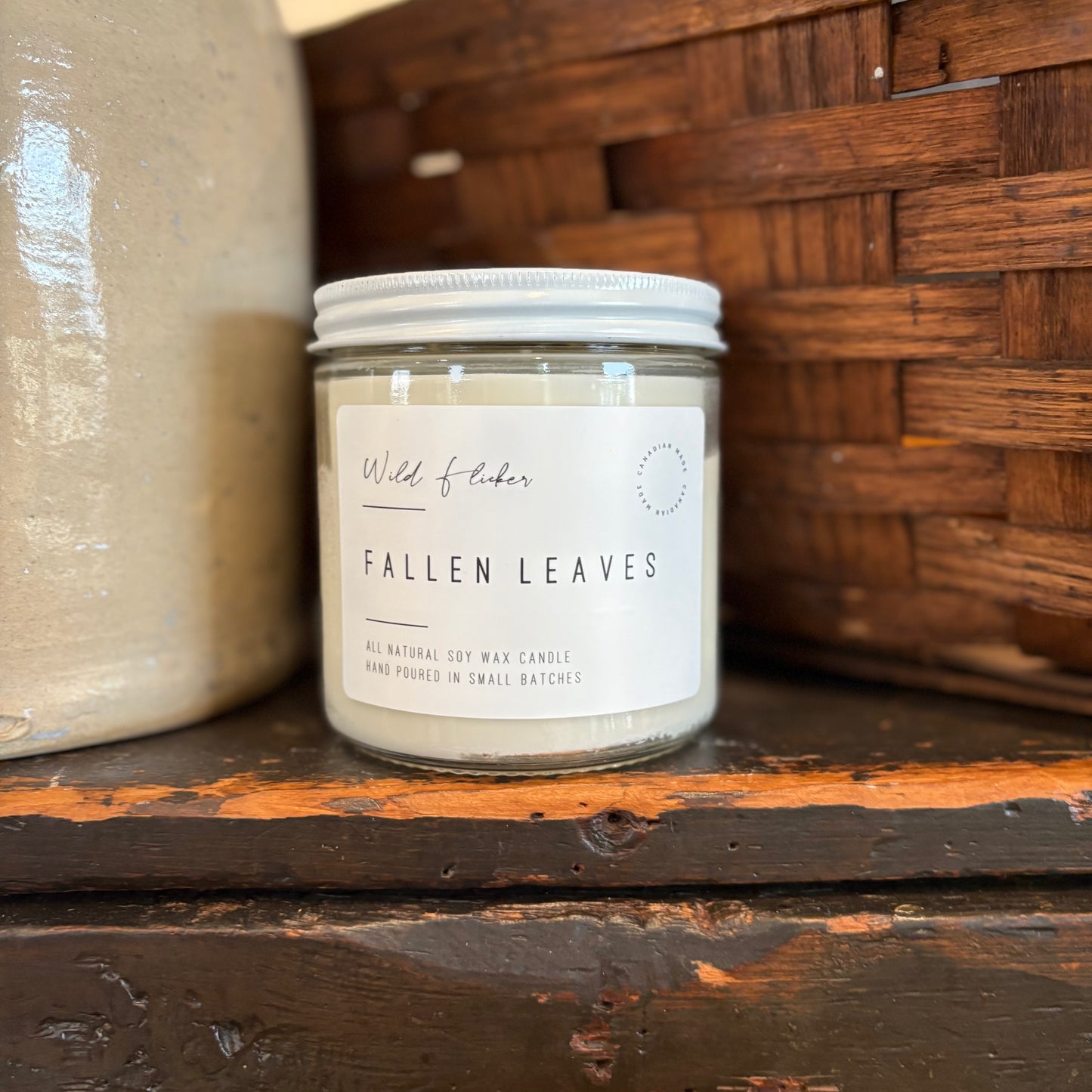 Fallen Leaves Soy Wax Candle