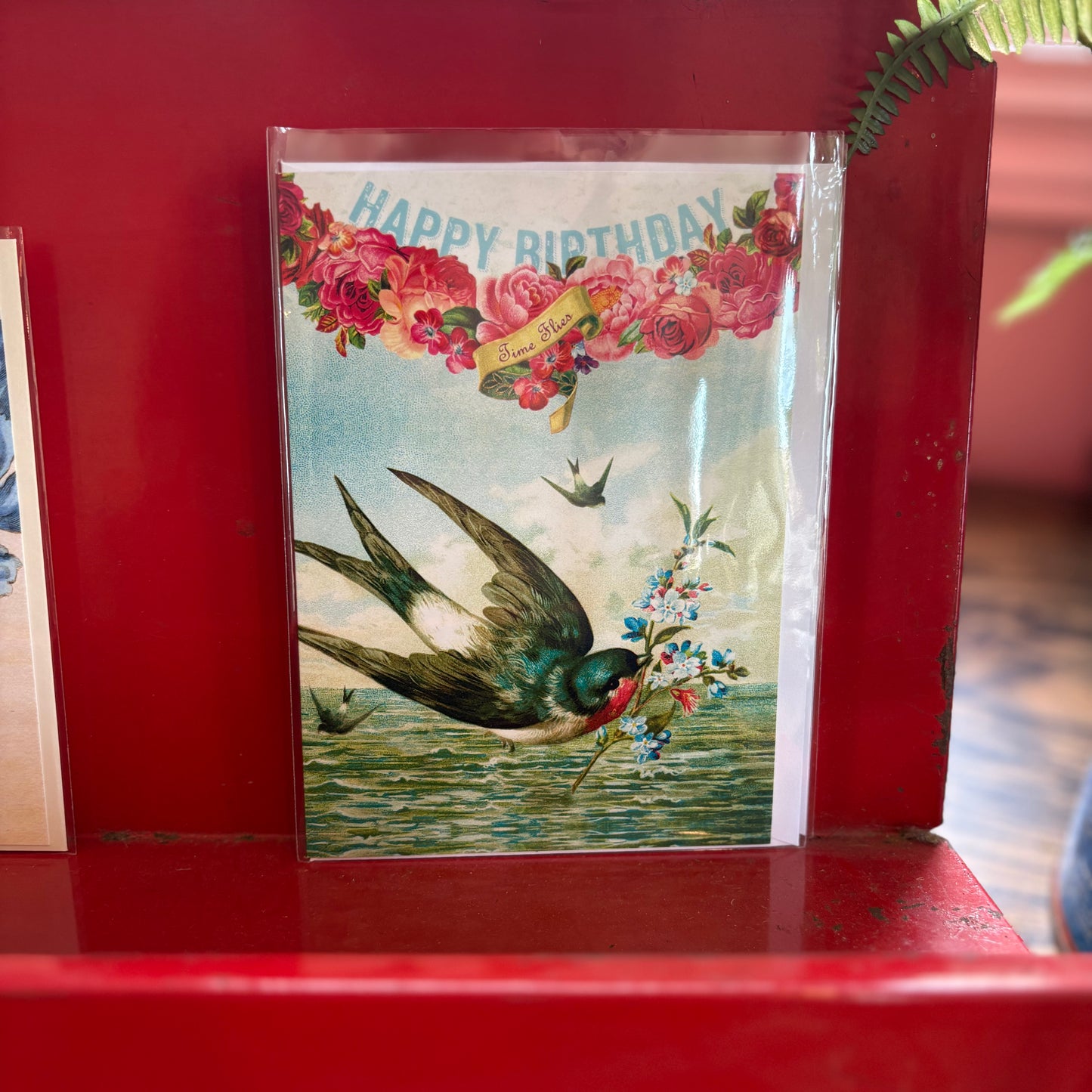 Happy Birthday Time Flies Card