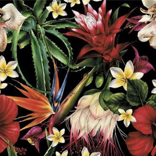 Paradise Flowers Paper Napkins