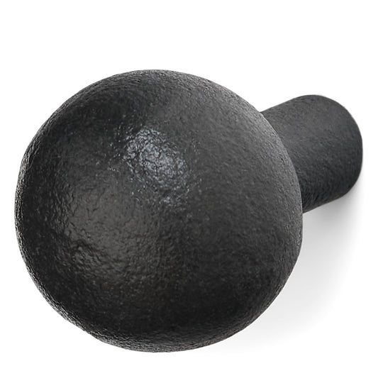 Round Black Knob