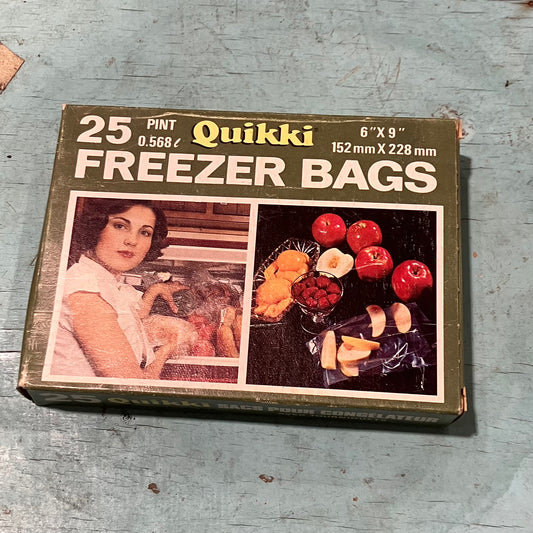 Vintage Box of Freezer Bags