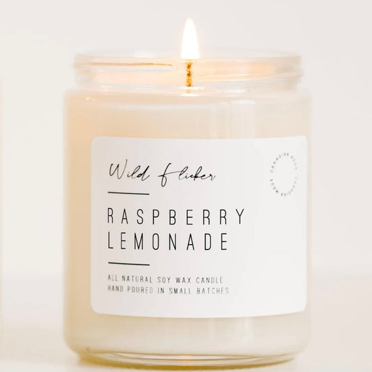 Raspberry Lemonade Soy Wax Candle