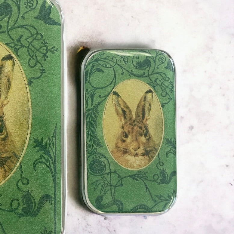 Sadter Rabbit Tin Small Bunny Tin – Cottage Country Vintage
