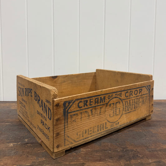 Sun Ripe Brand Crate