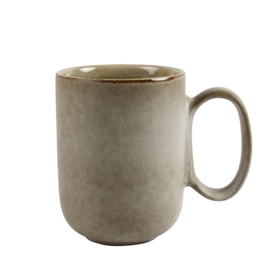 Stoneware Mug Inner Glazed Green