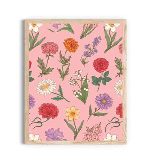 Flowers Always Pink - Greeting Card