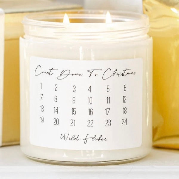 Countdown to Chirstmas Soy Wax Candle 16oz