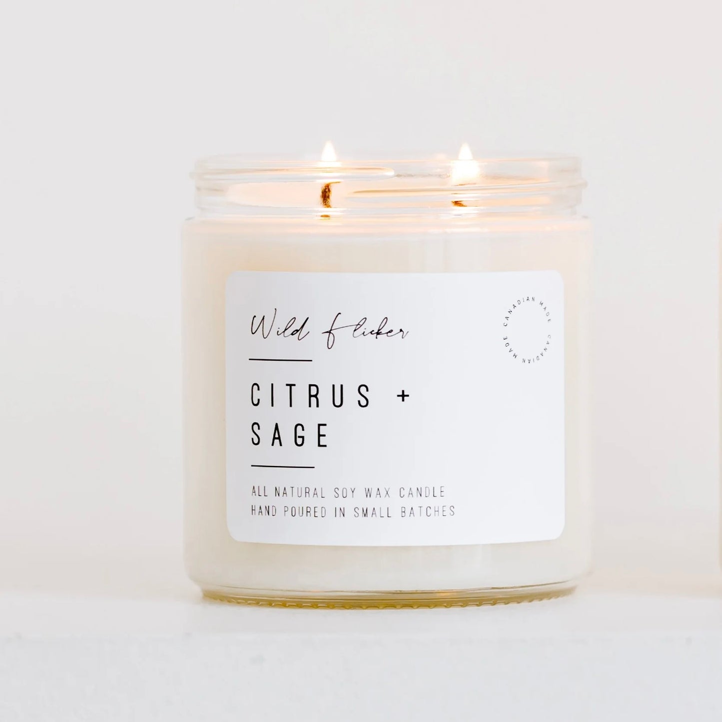 Citrus and Sage Soy Wax Candle