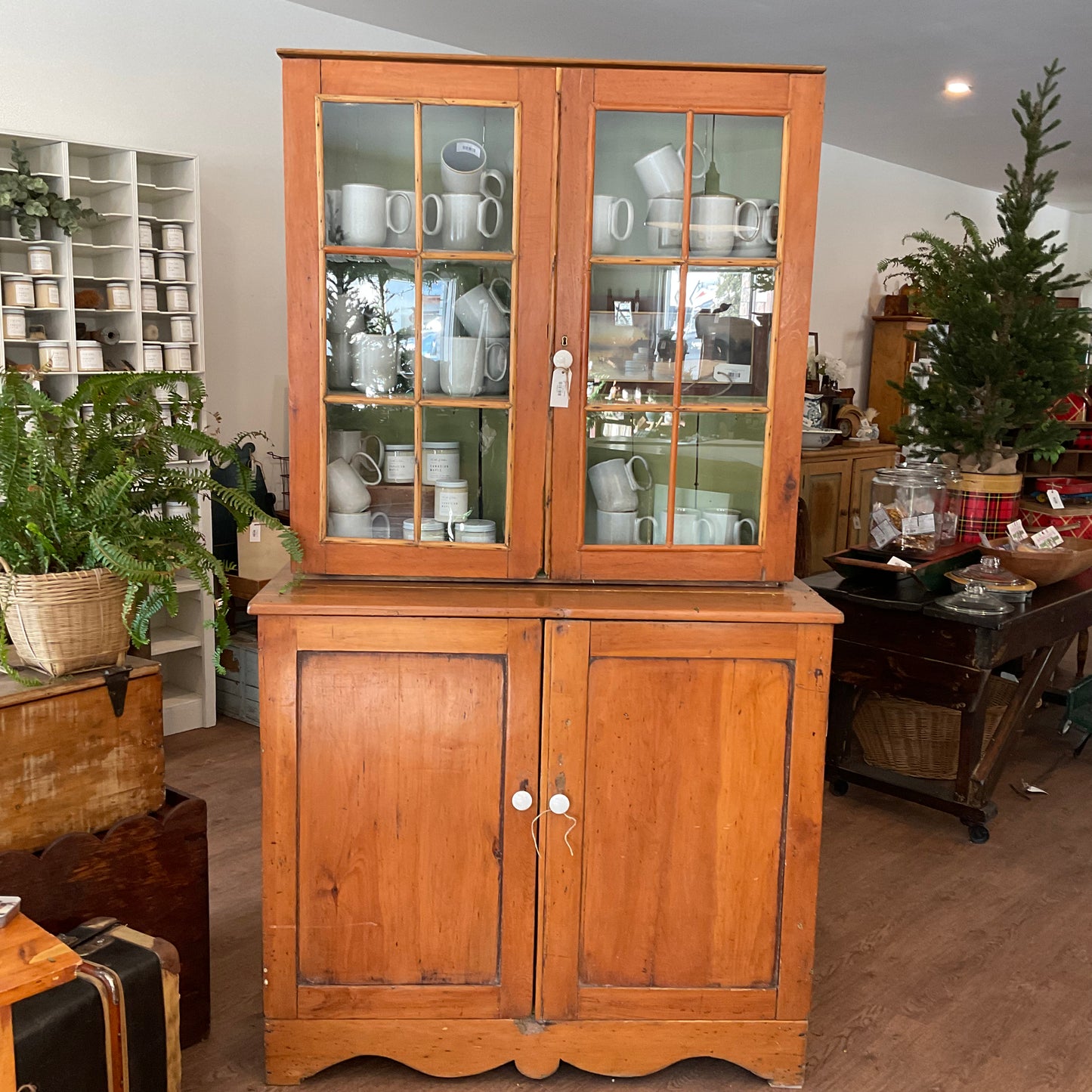 Honey & Green - 2 Piece Cabinet