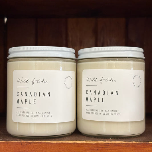 Canadian Maple Soy Wax Candle