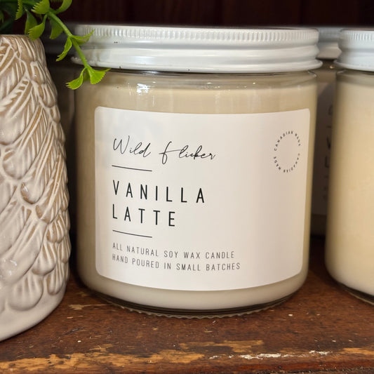 Vanilla Latte Soy Wax Candle