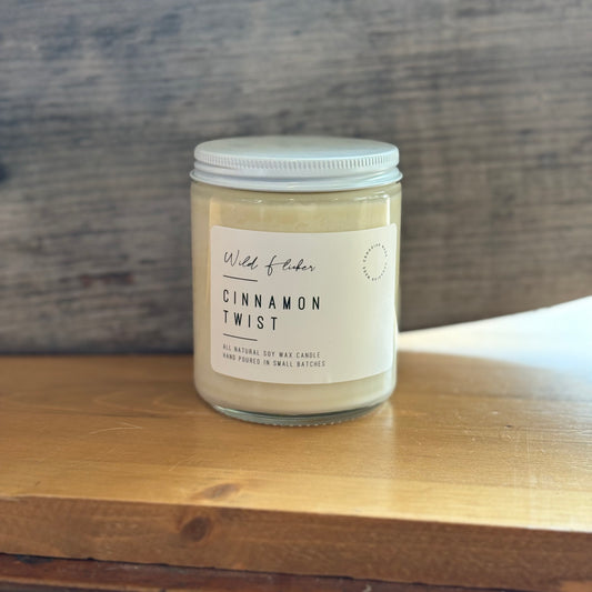 Cinnamon Twist Soy Wax Candle 8oz