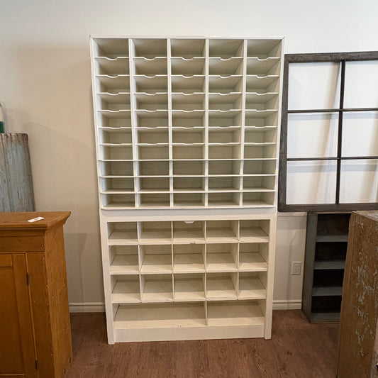 White Cubby Unit - Letter Size Slots