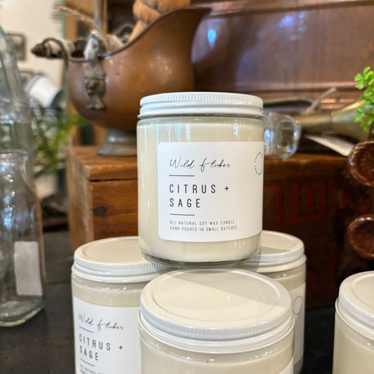 Citrus and Sage Soy Wax Candle