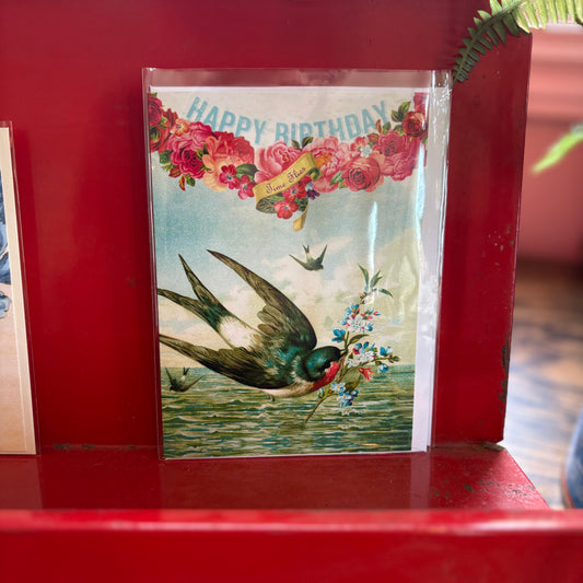 Happy Birthday Time Flies Card