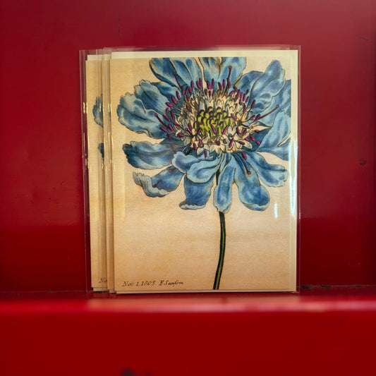 Blue Flower Card